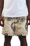 Front View Paisley Nylon Short