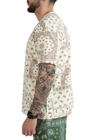 Drop Shoulder Paisley Tee