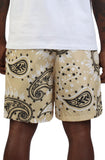 Paisley Nylon Short