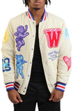 Front View Cherub Rock Varsity Jacket