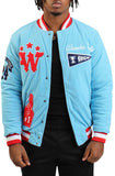 Front View World Champs Varsity Jacket