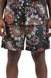 Front View Paisley Nylon Short